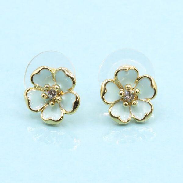 DeeDee Flor Cristal Pendientes Pendientes 3