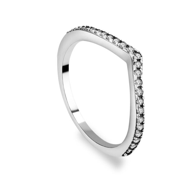 StaceyOne Anillo De Plata Circonita Anillos