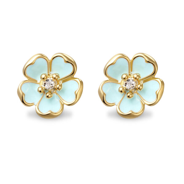 DeeDee Flor Cristal Pendientes Pendientes