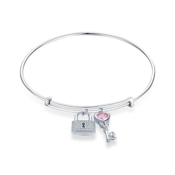 CassiaPink Pulsera De Plata De Ley Pulseras