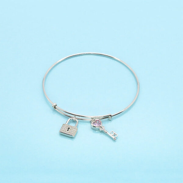 CassiaPink Pulsera De Plata De Ley Pulseras 3