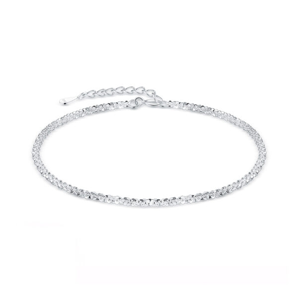 Chiara Pulsera Brillante De Plata De Ley Pulseras