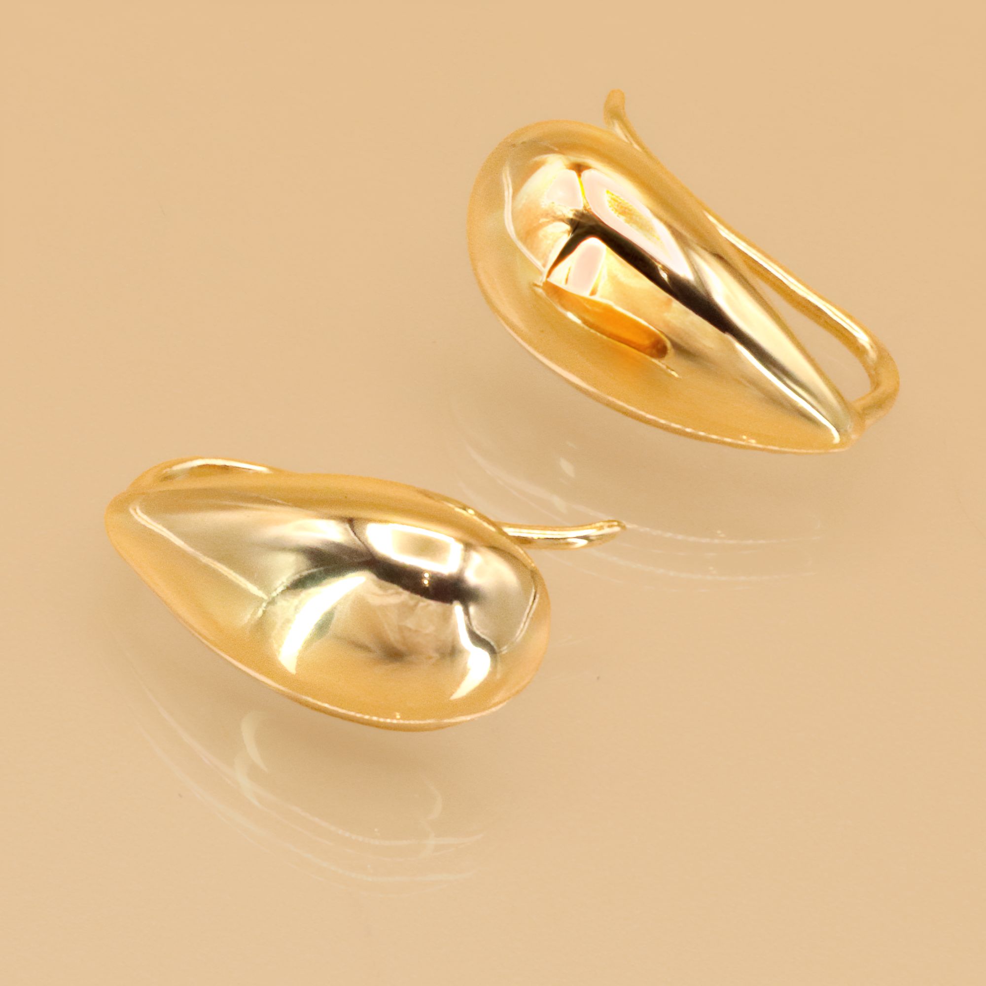 CalypsoOro Pendientes De Gota De Agua Plata De Ley Chapado En Oro Aretes De Tuerca En Forma De Lágrima Pendientes 2 Thumbnail for CalypsoOro Pendientes De Gota De Agua Plata De Ley Chapado En Oro Aretes De Tuerca En Forma De Lágrima